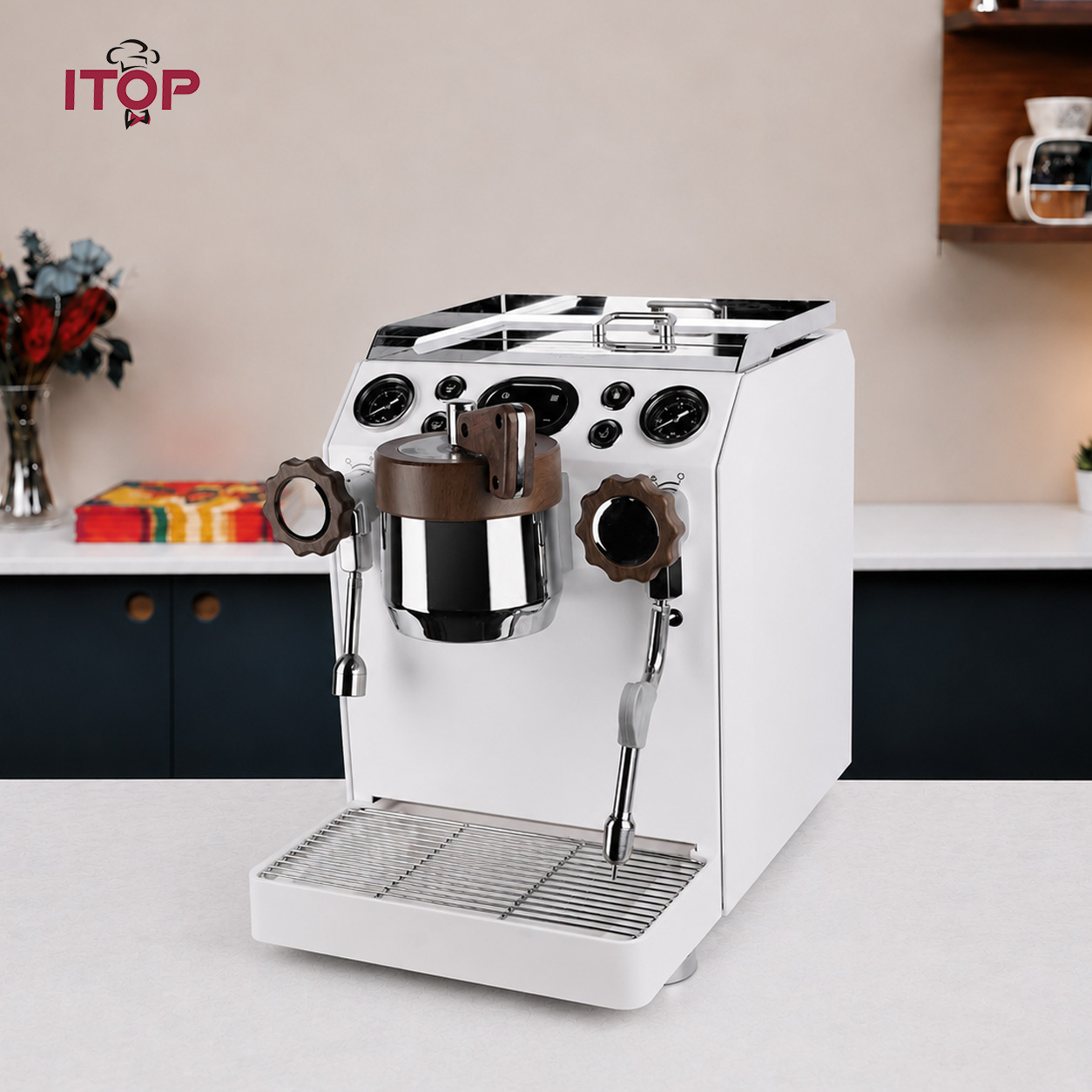ITOP CMDR2650 Best Semi-Automatic Espresso Machine | Commercial Milk Frothing Professional Coffee Maker,Commercial Coffee Machine Supplier | CE/UL Certified | ITOP Cafe,ITOP CMDR2650 Best Semi-Automatic Espresso Machine | Commercial Milk Frothing Professional Coffee Maker