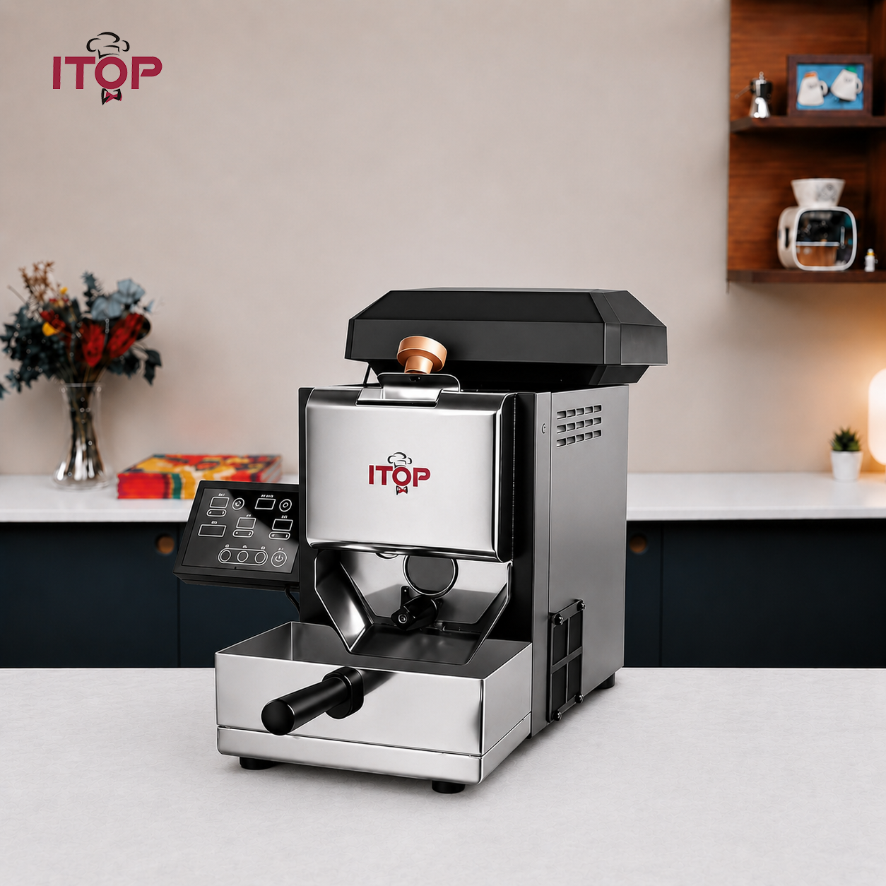 IT-NOVA(IT-CBR-3) Skywalker series Small Home Drum Coffee Roaster,Commercial Coffee Machine Supplier | CE/UL Certified | ITOP Cafe,IT-NOVA IT-CBR-3 Skywalker series Small Home Drum Coffee Roaster