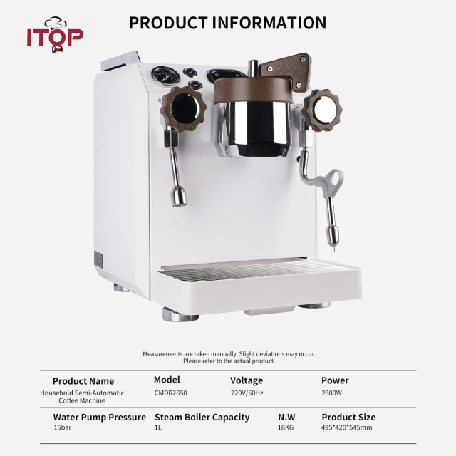 ITOP CMDR2650 Best Semi-Automatic Espresso Machine | Commercial Milk Frothing Professional Coffee Maker,Commercial Coffee Machine Supplier | CE/UL Certified | ITOP Cafe,ITOP CMDR2650 Best Semi-Automatic Espresso Machine | Commercial Milk Frothing Professional Coffee Maker