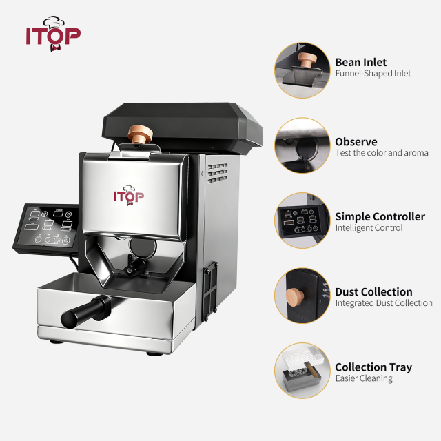 IT-NOVA(IT-CBR-3) Skywalker series Small Home Drum Coffee Roaster,Commercial Coffee Machine Supplier | CE/UL Certified | ITOP Cafe,IT-NOVA IT-CBR-3 Skywalker series Small Home Drum Coffee Roaster