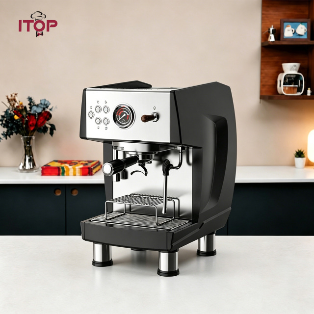 ITOP CM-808 Best Commercial Espresso Machine | 3 Boilers PID Temperature Control Coffee Maker,Commercial Coffee Machine Supplier | CE/UL Certified | ITOP Cafe,IT-CM-808 9Bar Commercial Espresso Coffee Maker 2 ULKA Pump 3 Boilers PID Temperature Control Semi-automatic Coffee Machine