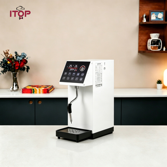 ITOP Professional Commercial Fully-Automatic Milk Steamer & Frother | High-Pressure Steam & Hot Water Solution,Commercial Coffee Machine Supplier | CE/UL Certified | ITOP Cafe,ITOP Commercial Automatic Milk Steamer & Frother | Professional Café Beverage Equipment