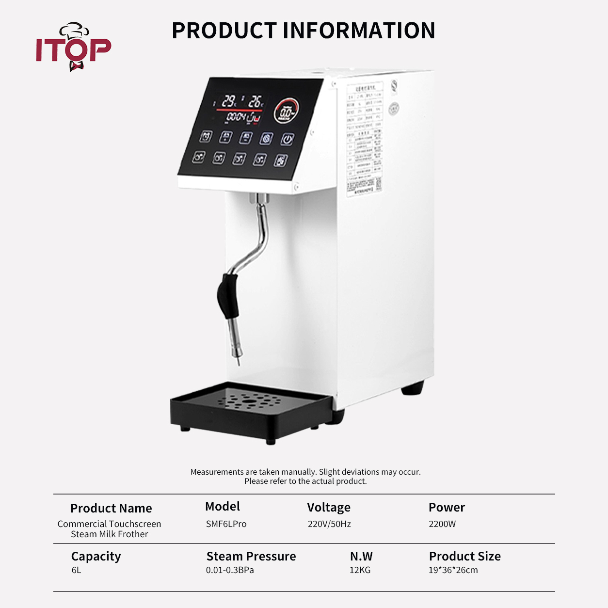 ITOP Professional Commercial Fully-Automatic Milk Steamer & Frother | High-Pressure Steam & Hot Water Solution,Commercial Coffee Machine Supplier | CE/UL Certified | ITOP Cafe,ITOP Commercial Automatic Milk Steamer & Frother | Professional Café Beverage Equipment