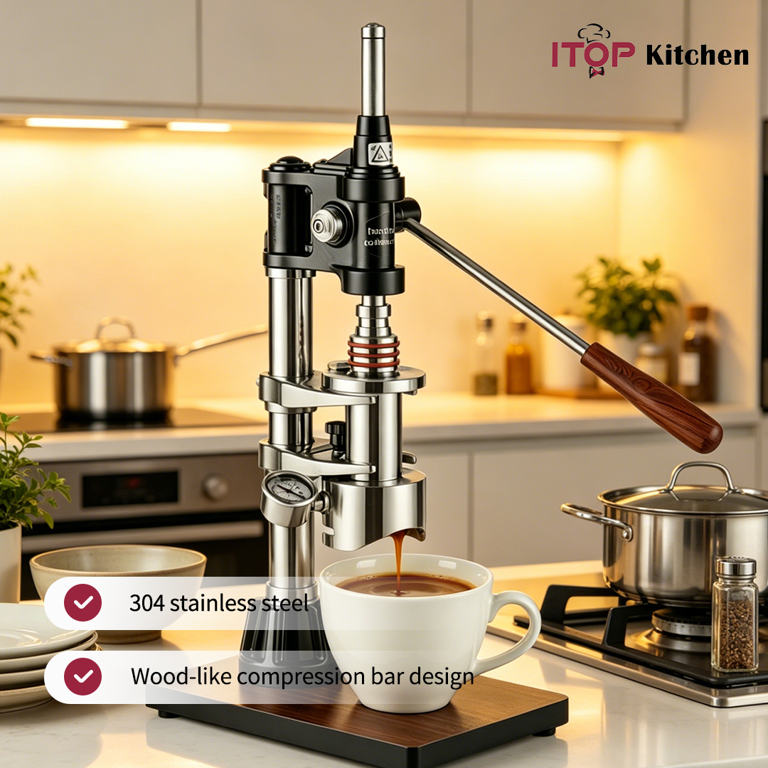 IT-CM-ML16 Variable Pressure Manual Lever Espresso Maker | ITOP