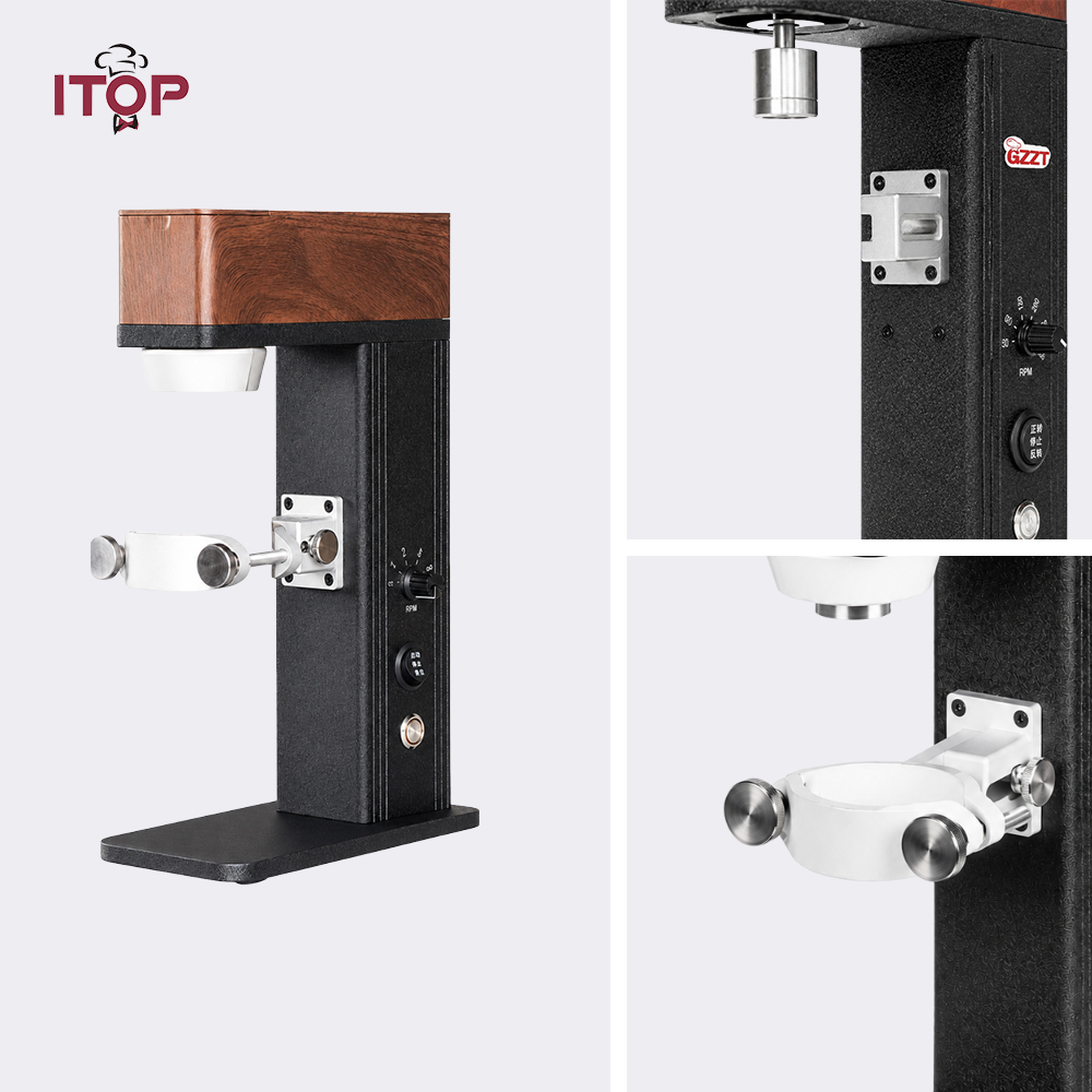 ITOP-MG-P Electric Stand for Hand Coffee Grinder,Commercial Coffee Machine Supplier | CE/UL Certified | ITOP Cafe,ITOP-MG-U New Upgrade Electric Stand for Hand Coffee Grinder Variable Speed Grinding Auxiliary Stand Hand Grinder Electric Kit