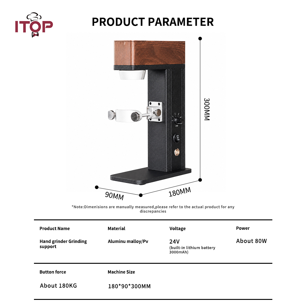 ITOP-MG-P Electric Stand for Hand Coffee Grinder,Commercial Coffee Machine Supplier | CE/UL Certified | ITOP Cafe,ITOP-MG-U New Upgrade Electric Stand for Hand Coffee Grinder Variable Speed Grinding Auxiliary Stand Hand Grinder Electric Kit
