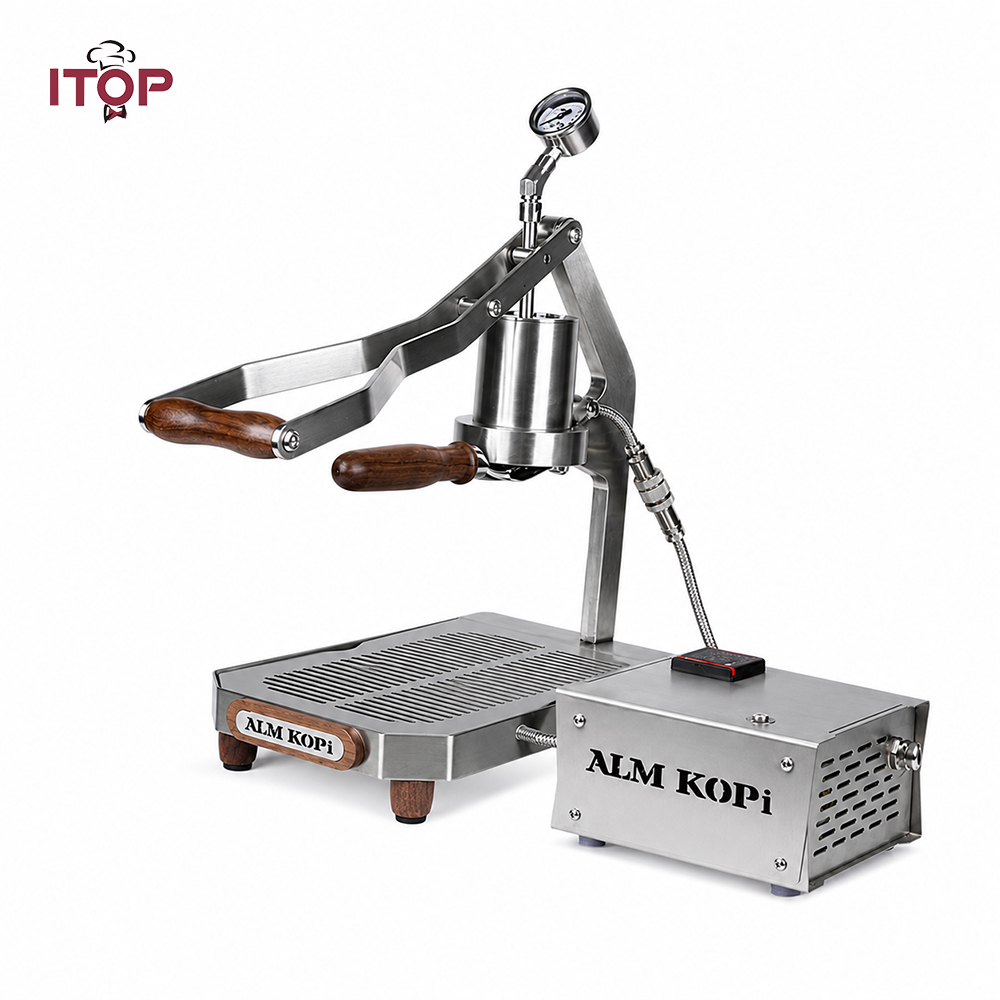 Alm Kopi IT-HPEM-3 Manual Lever Espresso Maker with PID Control,Commercial Coffee Machine Supplier | CE/UL Certified | ITOP Cafe,Alm Kopi IT-HPEM-3 Manual Lever Espresso Maker with PID Control