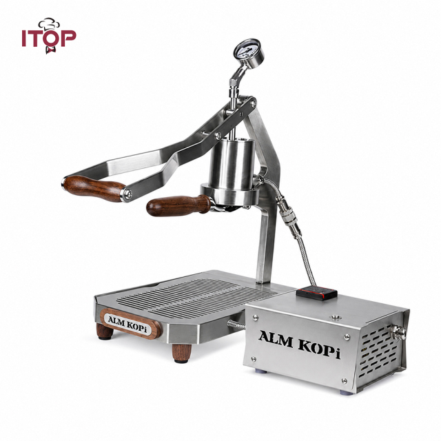 Alm Kopi IT-HPEM-3 Manual Lever Espresso Maker with PID Control,Commercial Coffee Machine Supplier | CE/UL Certified | ITOP Cafe,Alm Kopi IT-HPEM-3 Manual Lever Espresso Maker with PID Control