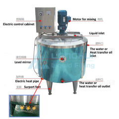 Electric heating mixing tank