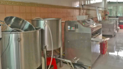 Egg tofu filling machine