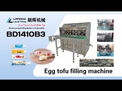 Egg tofu filling and sealing machine