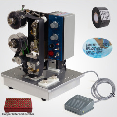 Ribbon coding machine
