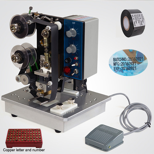 Ribbon coding machine