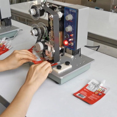 Ribbon coding machine