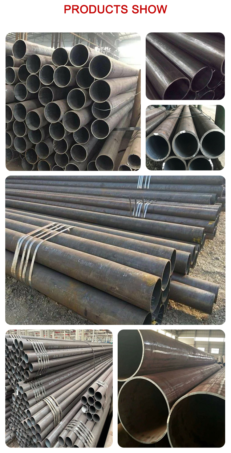 Large seamless steel pipe