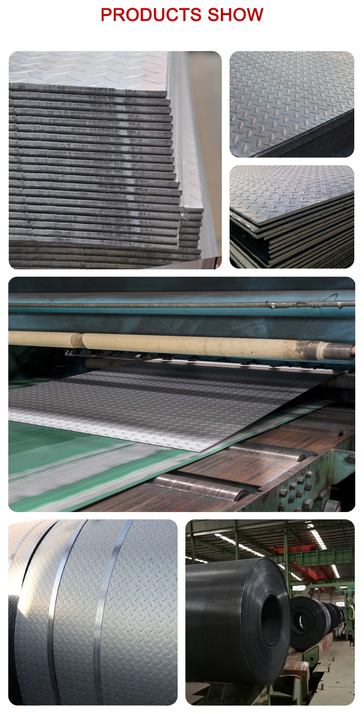 The pattern steel plate