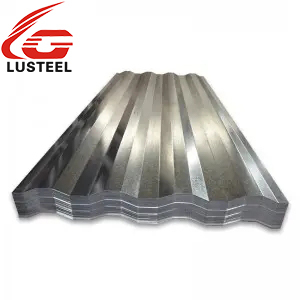 Galvanized corrugated steel