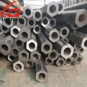 Hexagon steel pipe