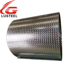 Galvanized checkered steel coil
