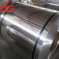 Galvanized checkered steel coil