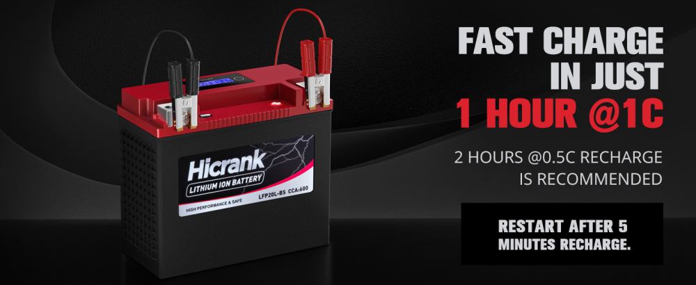 YTX20L-BS/YTX20HL/YB16CL-B lithium battery 12V 12Ah 600CCA LiFePO4 motorcycle battery, Seadoo,PWCs,ATV,UTV, Scooter, motorcycle off-road race, horse riding lawn mower, jet skiing, horse riding lawn mower, and lawn mower Enerator battery