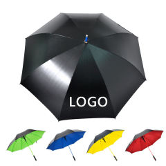 Custom Large Windproof UV Golf Umbrella with Logo Printing