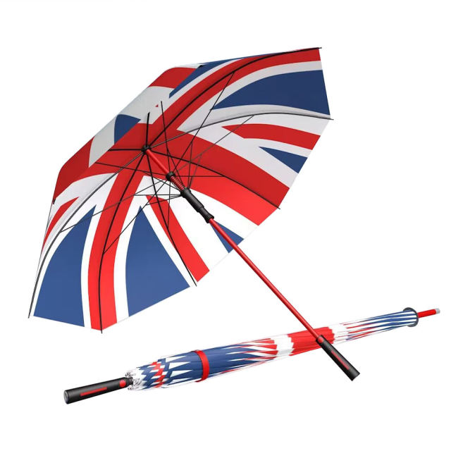 Custom Large Windproof UV Golf Umbrella with Logo Printing