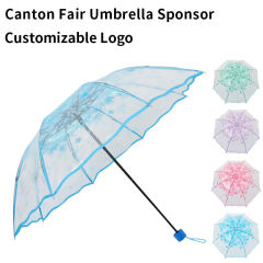 Promotional Uv Protection Mini Portable 5 Fold Cute Cartoon Design Children Straight Umbrella Manual Child Kid Umbrella
