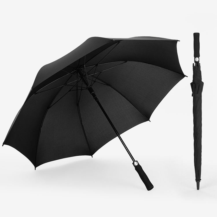 27inch 8k high quality  promotional golf umbrella custom logo luxury paraguas straight umbrella