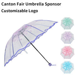 Promotional Uv Protection Mini Portable 5 Fold Cute Cartoon Design Children Straight Umbrella Manual Child Kid Umbrella