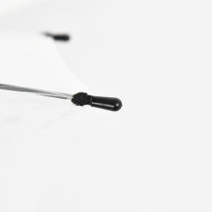 Ready POE Straight Transparent Logo Outdoor Umbrella Adults Manual Control Plastic Handle Rain Parties Golf Customized Design