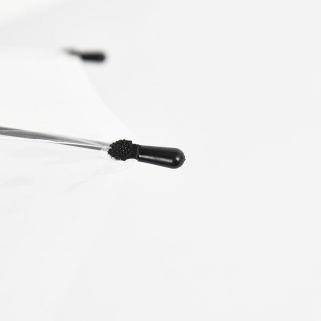 Ready POE Straight Transparent Logo Outdoor Umbrella Adults Manual Control Plastic Handle Rain Parties Golf Customized Design