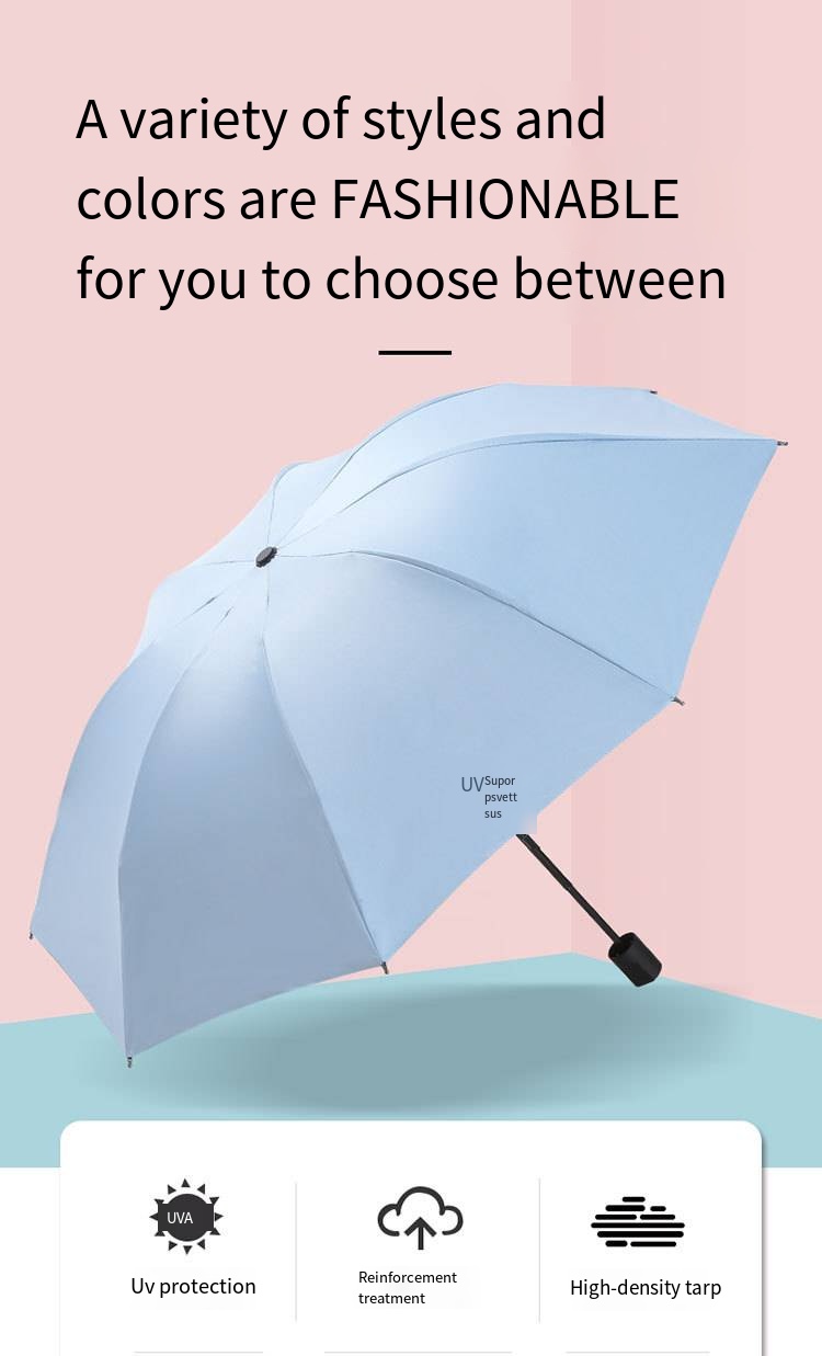 21-inch 8K three-fold umbrella overall view