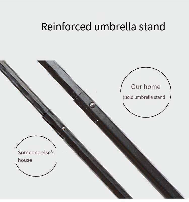 21-inch 8K three-fold umbrella in use