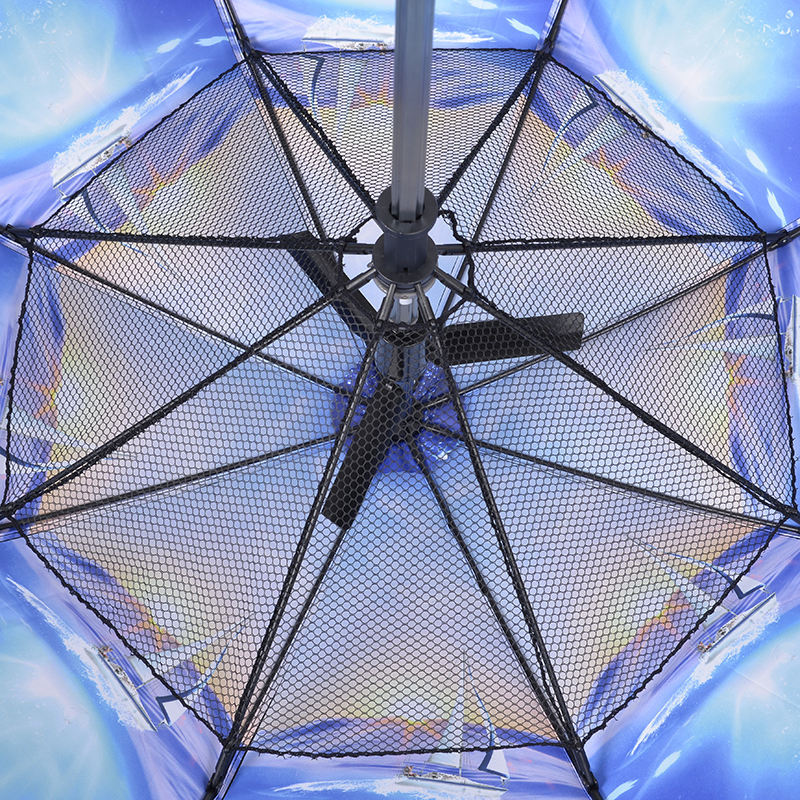 summer cooling usb battery charge umbrella with fan and water spray