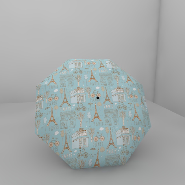 Black souvenirs paraguas gift automatic foldable city souvenirs umbrella