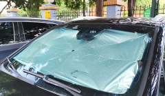 Car Windshield Sun Shade Umbrella Folding Car Umbrella Sunshade Cover Uv Block Car Front Window Parasol De Coche For Promotion