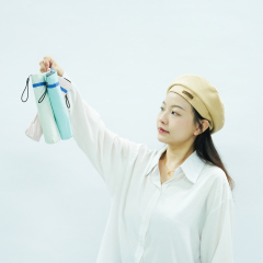 Automatic 3 Folding Black Windproof Custom Outdoor Umbrella Compact Travel Lightweight Umbrella