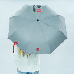 Luxury reverse colorful 3 fold umbrella auto open windproof business gift umbrella with reflective stripe