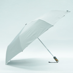 3 Folding Automatic Mechanical Handle Black Coat Windproof Large Umbrella for LOGO Rain Windproof Sun Protection