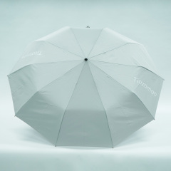 Tiozomoo Factory Sun Advertising Customized Logo Wooden Handle windproof 8 ribs 260T Pongee Umbrellas for adults