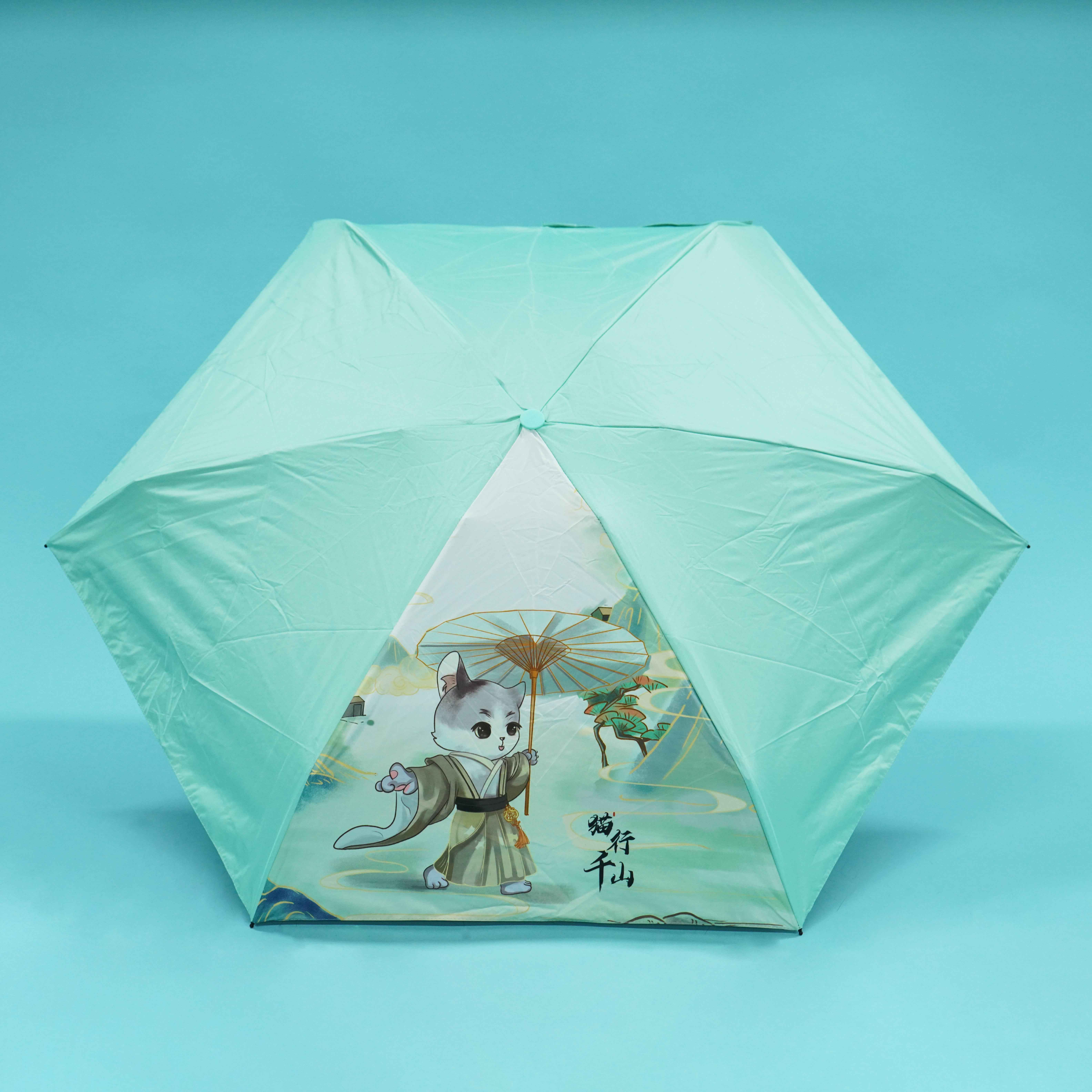 high quality umbrella and music box  gift set for wedding promotion