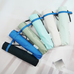 Automatic 3 Folding Black Windproof Custom Outdoor Umbrella Compact Travel Lightweight Umbrella