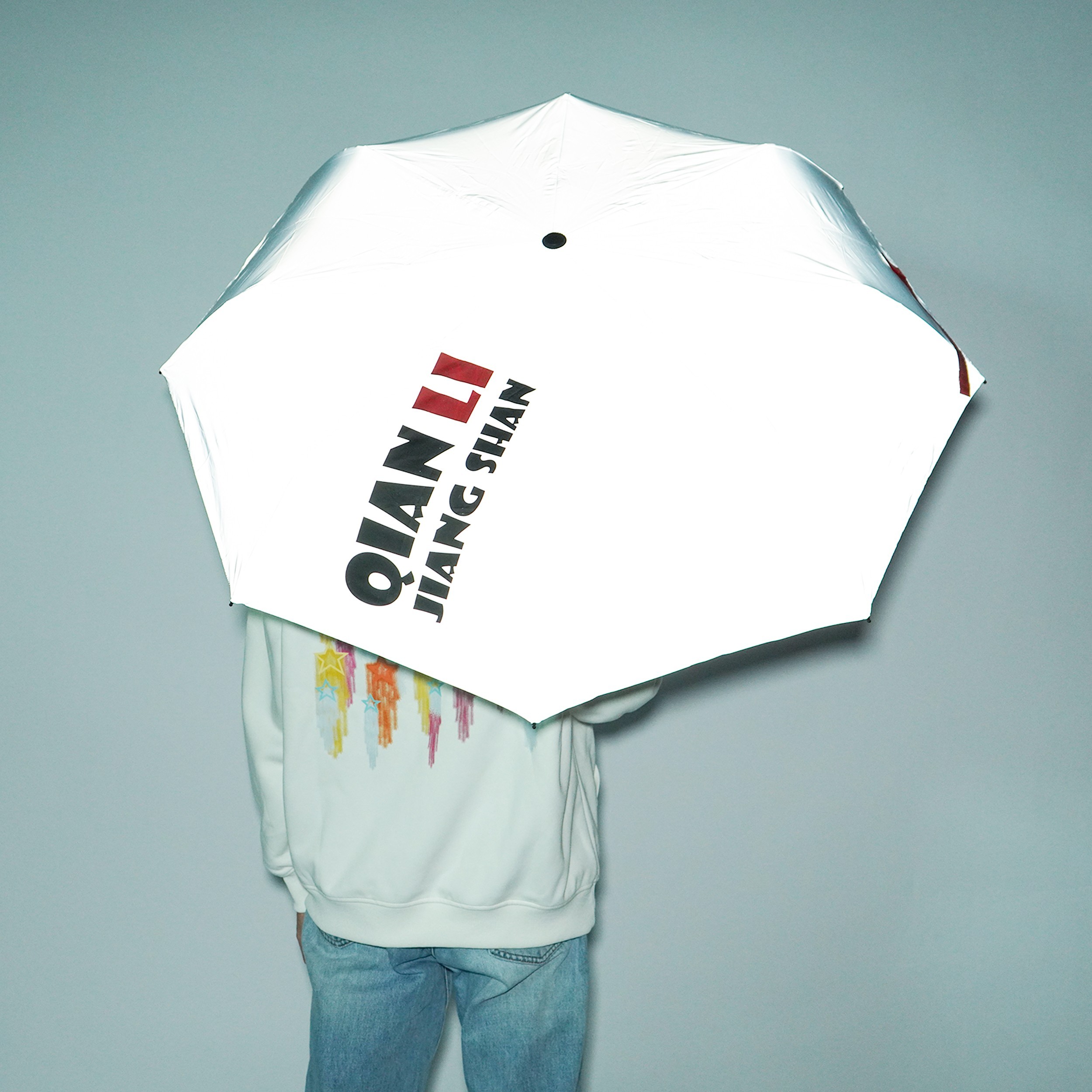 Luxury reverse colorful 3 fold umbrella auto open windproof business gift umbrella with reflective stripe