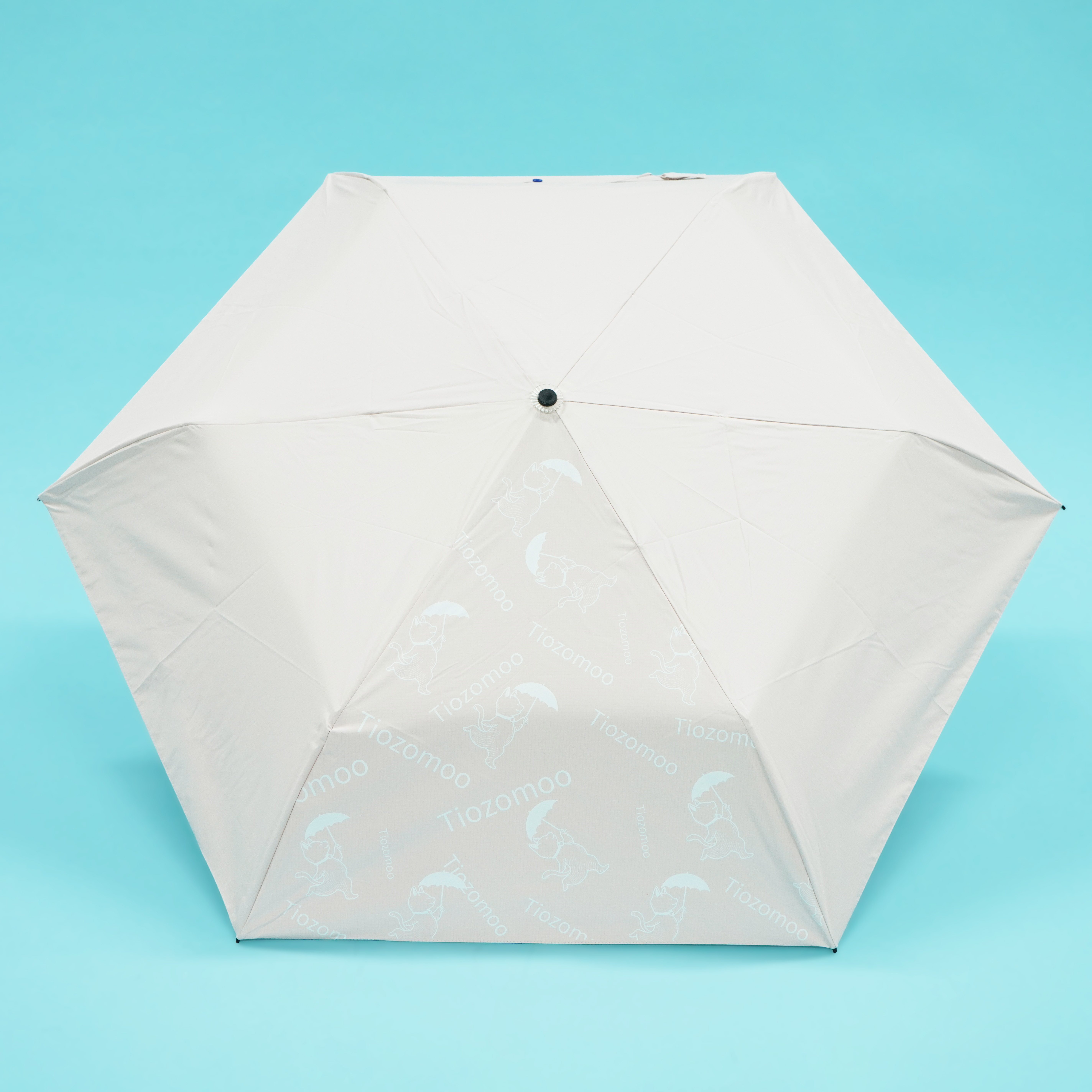 Automatic 3 Folding Black Windproof Custom Outdoor Umbrella Compact Travel Lightweight Umbrella