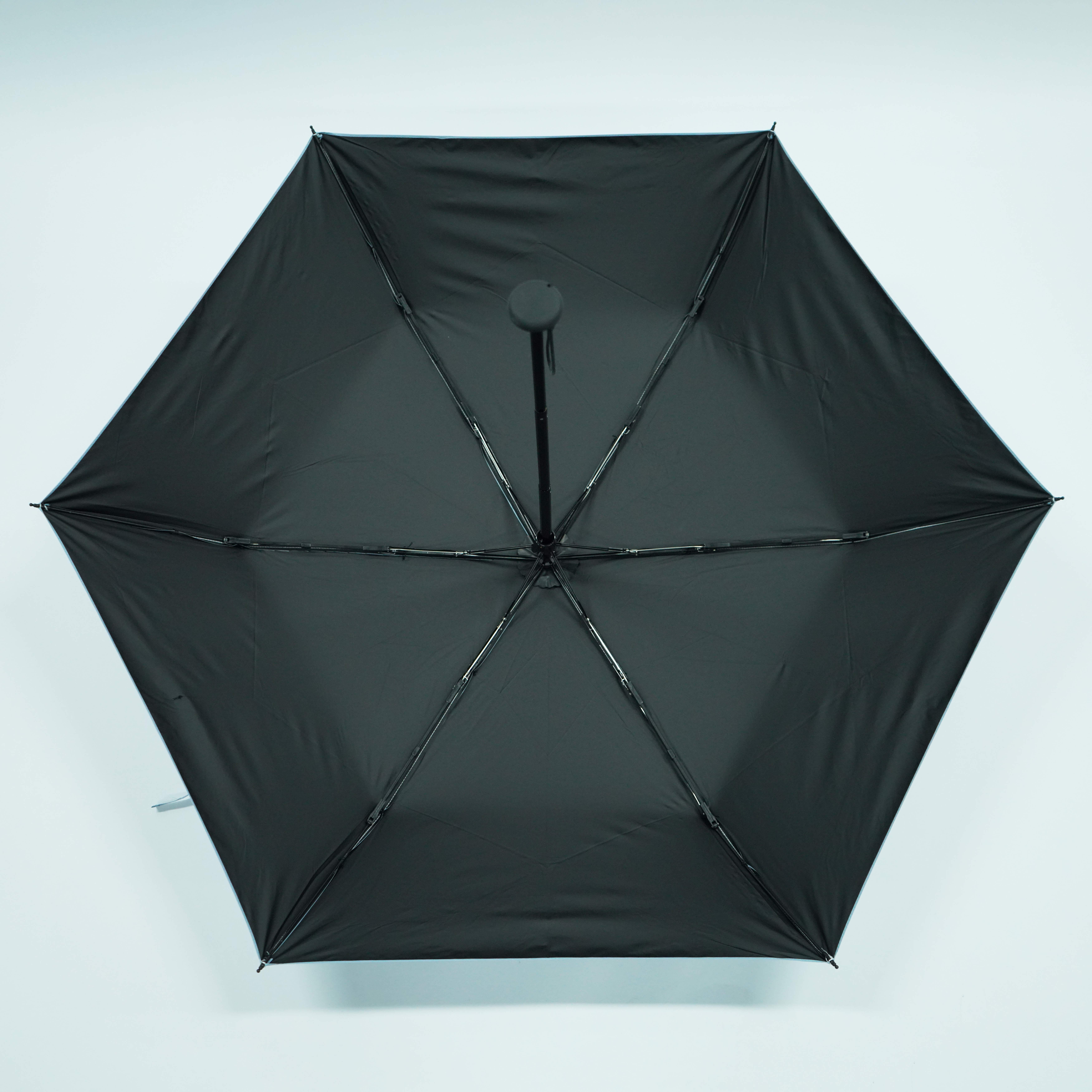Umbrella Super Light Three Fold Carbon Fiber uv portable pocket mini umbrella Mini Feather Umbrella Customizable