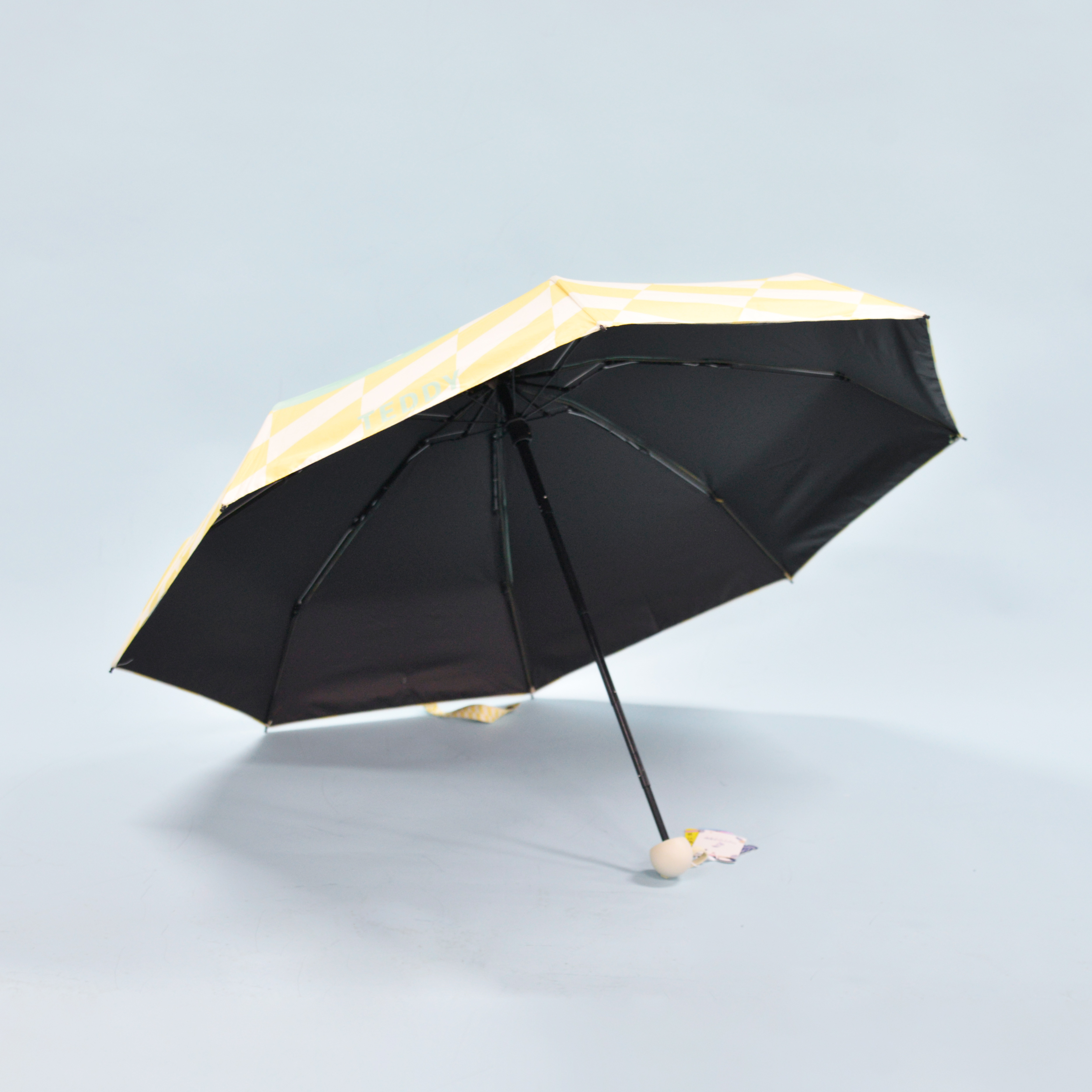 Custom Logo Mini Anti UV Paraguas Rain Sun Umbrella Windproof Folding Portable Women Children Umbrellas for the Rain