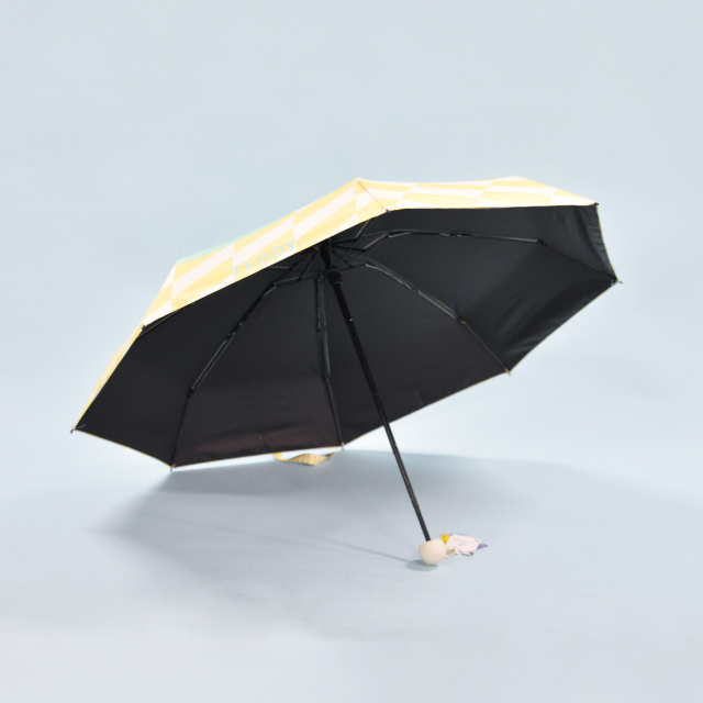 Custom Logo Mini Anti UV Paraguas Rain Sun Umbrella Windproof Folding Portable Women Children Umbrellas for the Rain