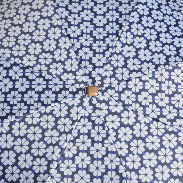 Ultra Lightweight And Portable Floral Printed Black Coating Umbrella For Women's UV Umbrella