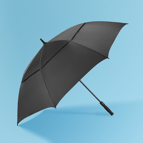large size promotional custom logo windproof branded golf umbrella double layer golf umbrella for the rain